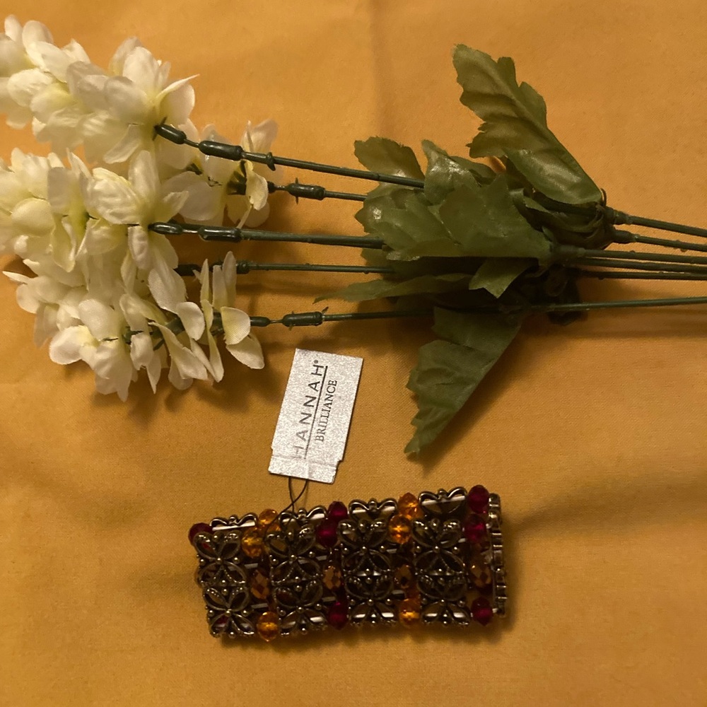 Brown and gold bracelet